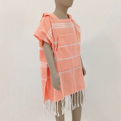 Hooded Cotton Towel - Child - Orange