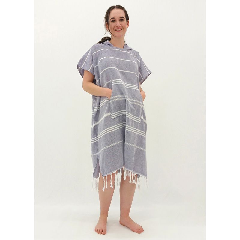 Hooded Cotton Towel - Adult - Purple