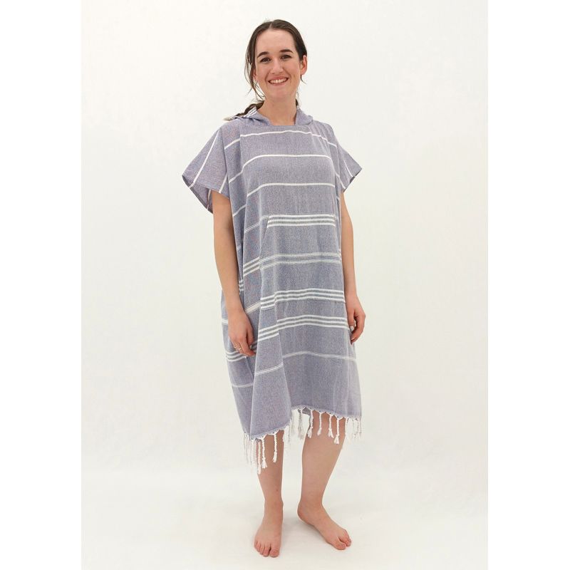 Hooded Cotton Towel - Adult - Purple
