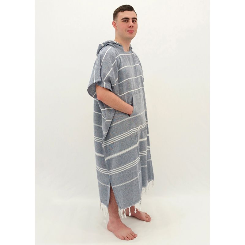 Hooded Cotton Towel - Adult XL - Navy