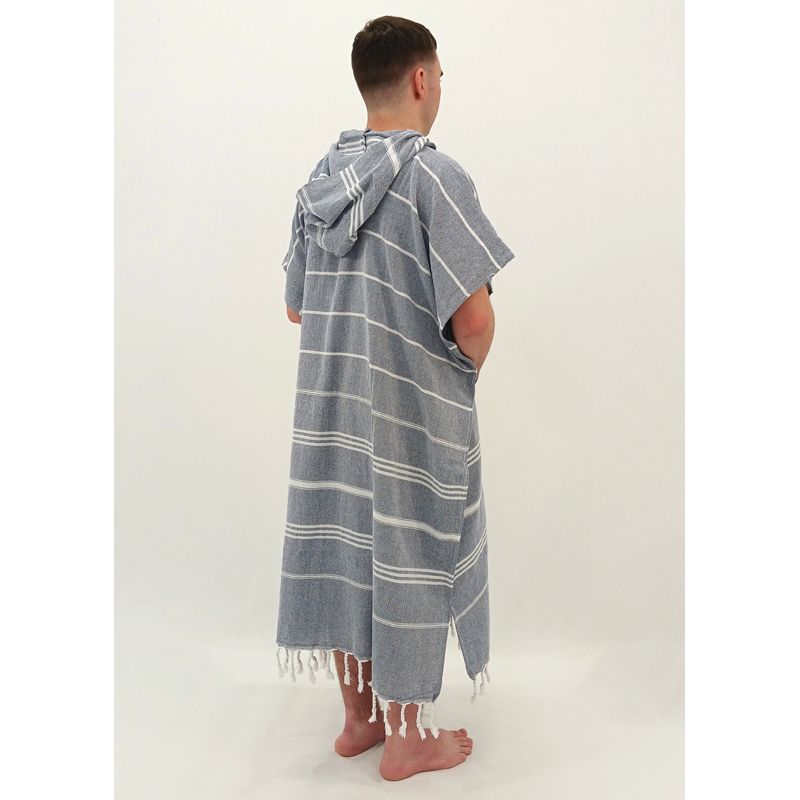 Hooded Cotton Towel - Adult XL - Navy