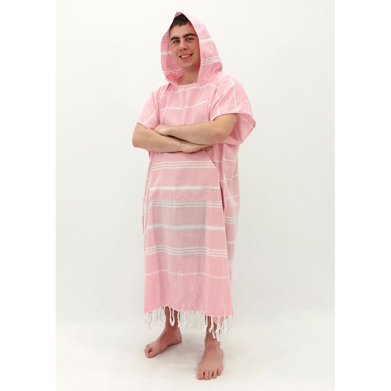 Hooded Cotton Towel - Adult XL - Pink