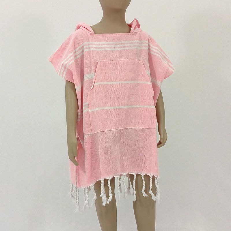 Hooded Cotton Towel - Child - Pink