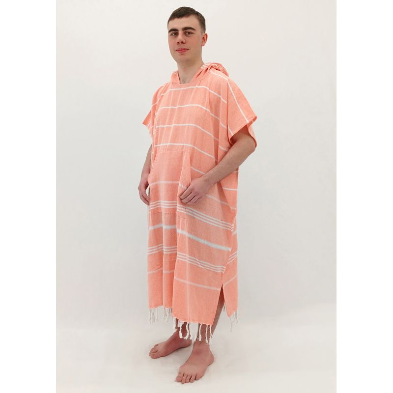 Hooded Cotton Towel - Adult XL - Orange