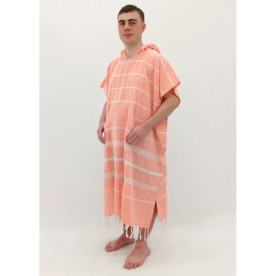 Hooded Cotton Towel - Adult XL - Orange
