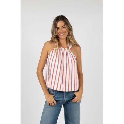 Santos Top - Pink Strip