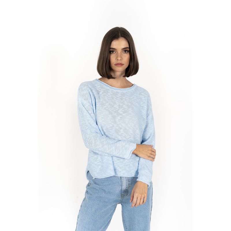 Sofia Sweater - Powder Blu