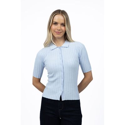Claire Top - Ice Blue