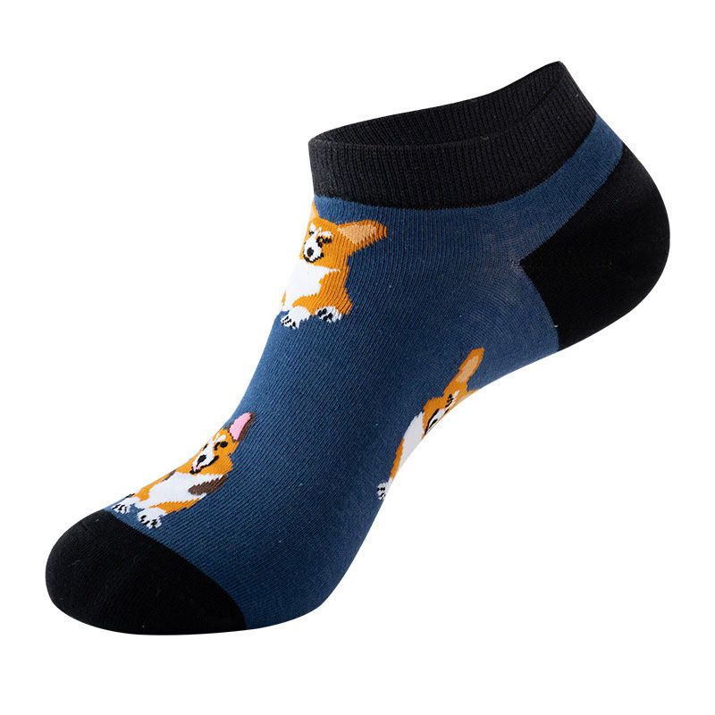 outta SOCKS Ankle - Royal Corgis