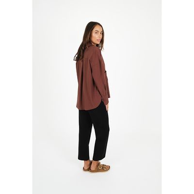 The Boxy Shirt - Cocoa