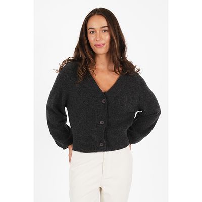 Collide Cardi - Charcoal