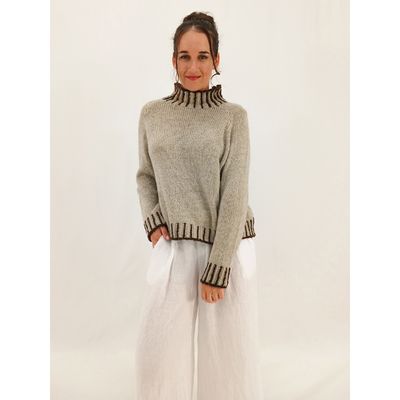Diana Contrast Stitch Sweater