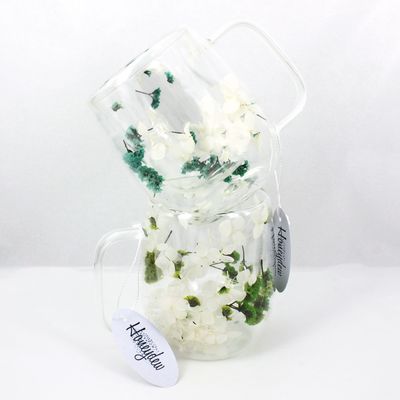 Double Wall Floral Confetti Mug SQ