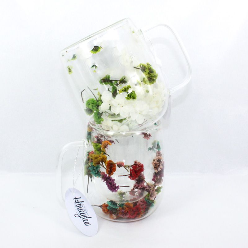Double Wall Floral Confetti Mug SQ