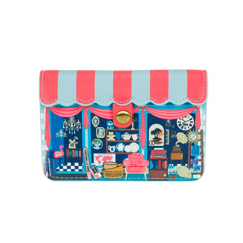 Accordion Card Wallet - Vintage Rose