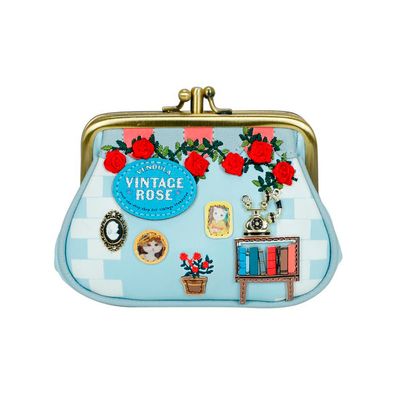 Clipper Coin Purse - Vintage Rose