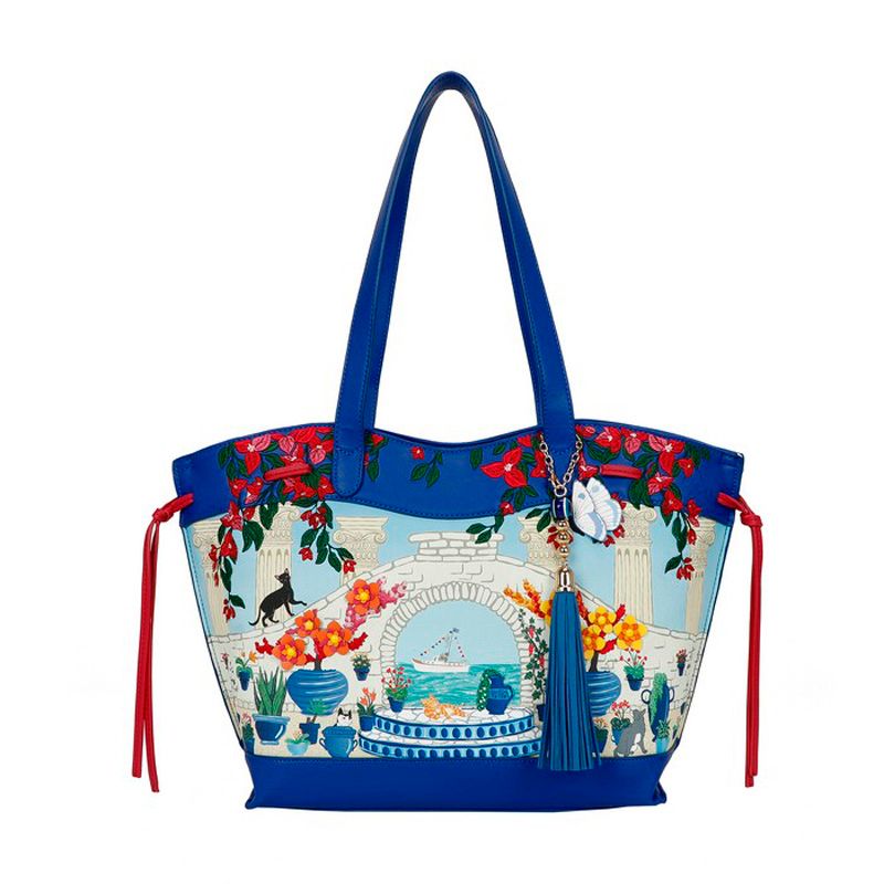 Stella Tote - Gardens of the World Greece