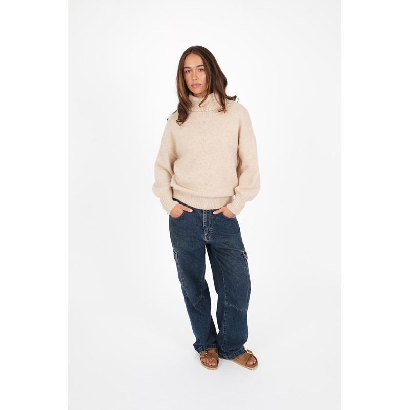 Cable Knit Jumper - Oat