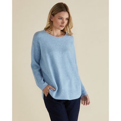 Soho Knit Sweater - Powder Blue