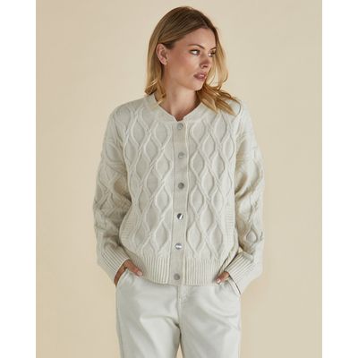 Celene Knit Cardigan - Cream
