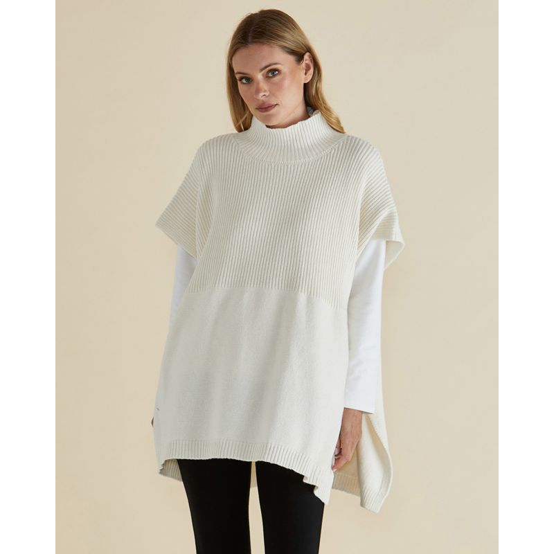 Paige Poncho - Oat - S/M