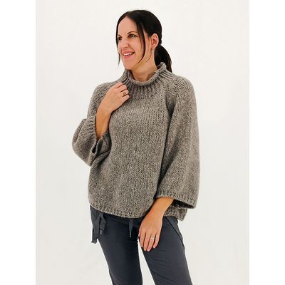 Soraya Boxy Bouclé Sweater