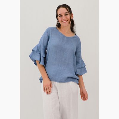 Dina Bell Sleeve Blouse