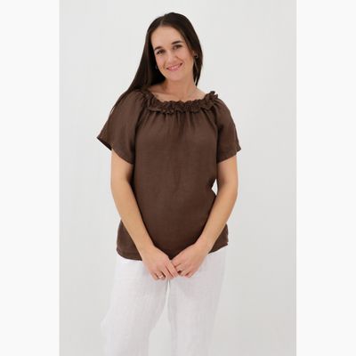 Italia Sweet Ruffle Blouse