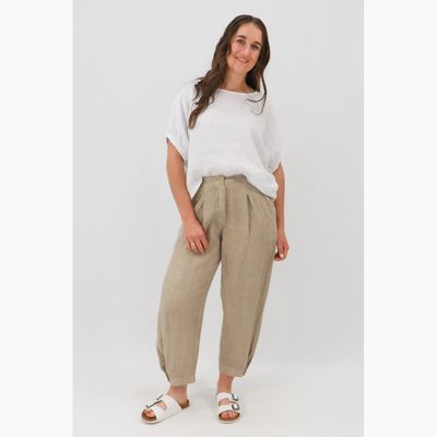 Piera Tapered Button Pants
