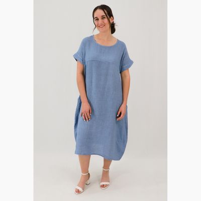 Adelaide Linen Dress