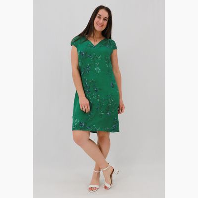 V-Neck Midi Dress - Petite Posy