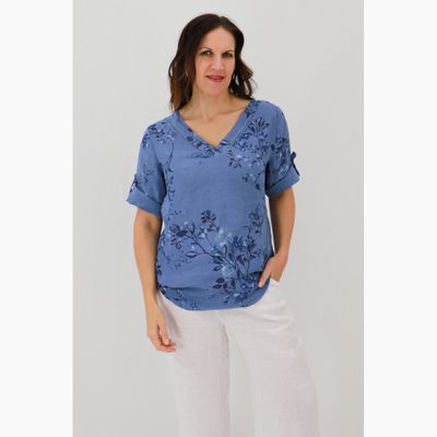 Nina Rolled Sleeve Petite Posy
