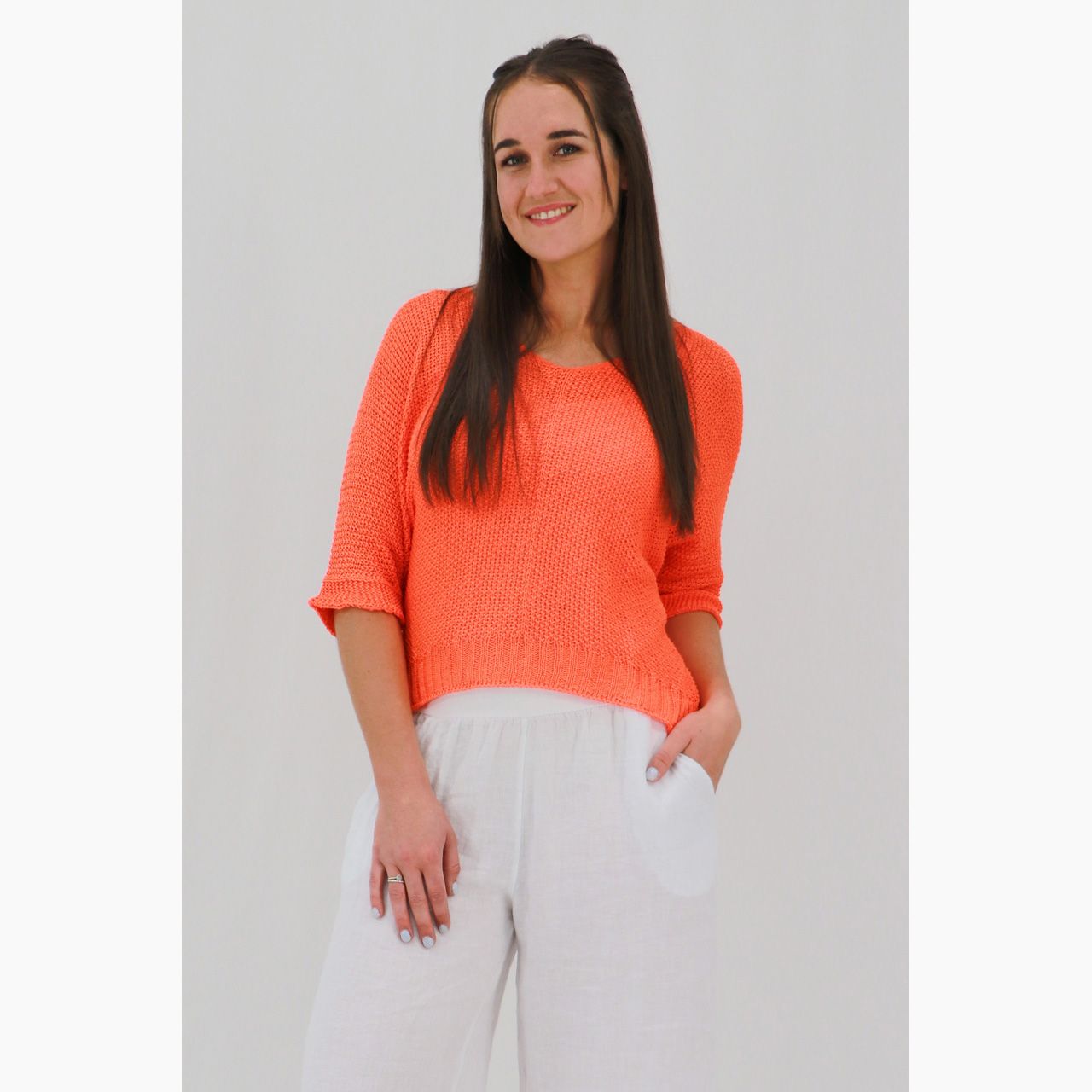 Gina Light &amp; Loose Knit, Colour: Mandarin