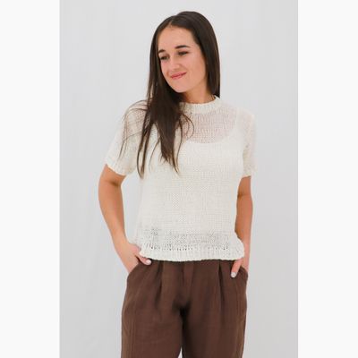 Ramona Cotton Knit Tee