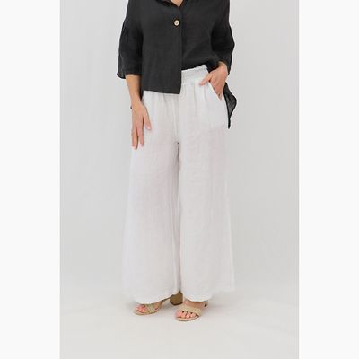 Simona Linen Palazzo Pant