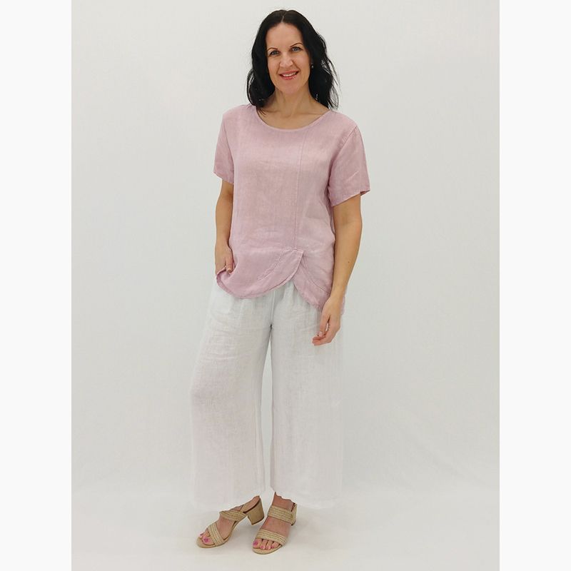 The Nice n Loose Pant, Colour: White