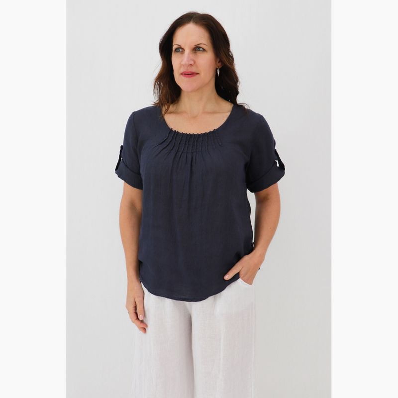 The Rolled Sleeve Top