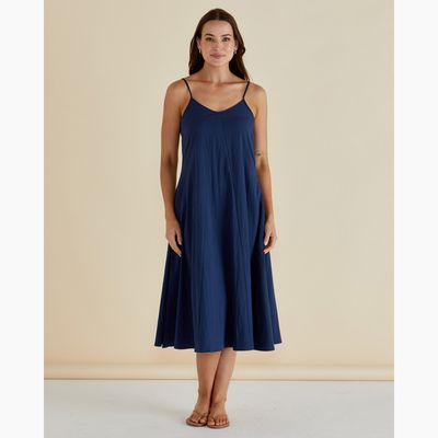 Harriet Dress - Navy Blue