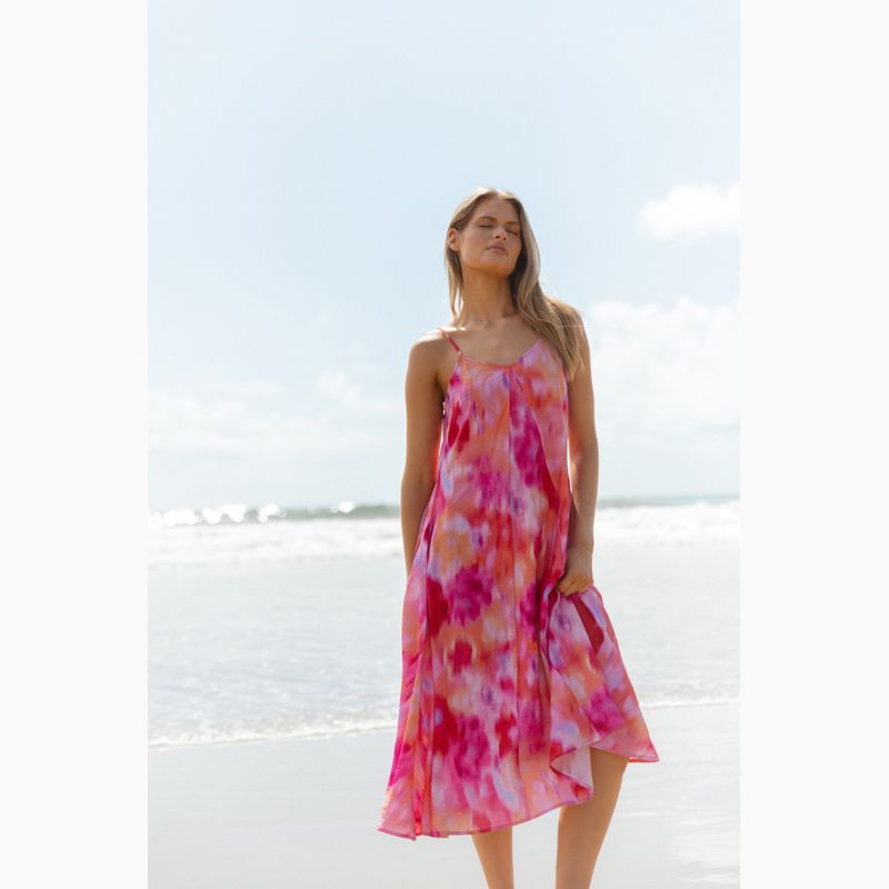 Harriet Dress - Floral Abstract Print