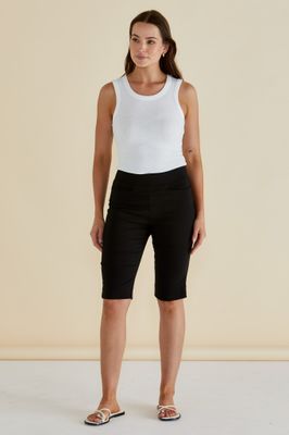 Bermuda Bengaline Short - Black