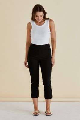 BB5016 - Crop Bengaline Pant - Black