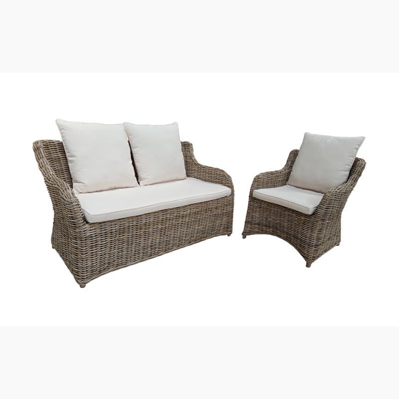 Sofia Living Set Grey / Cream