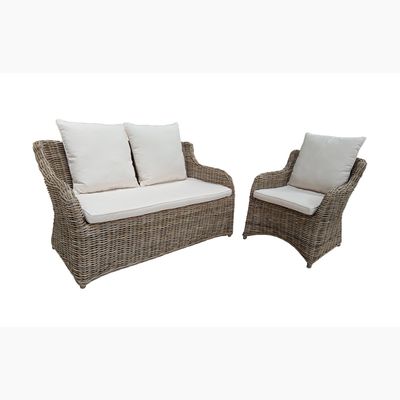 Sofia Living Set Grey / Cream