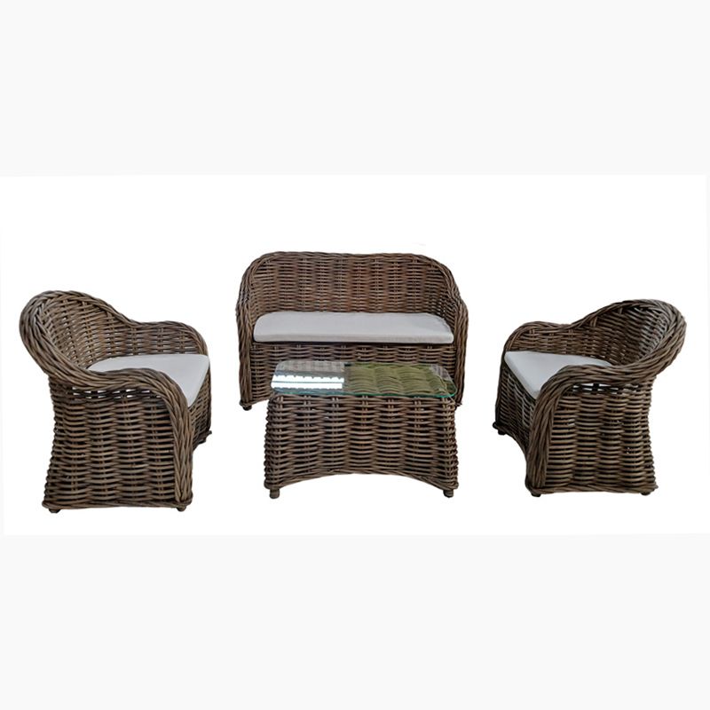 Rolleston Living Set Grey / Cream
