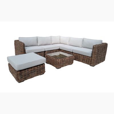 Geraldine Sofa Set Grey / Grey