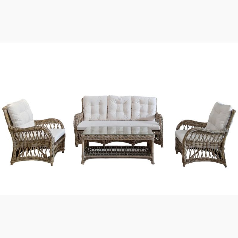 Lyttelton Living Set Grey / Cream