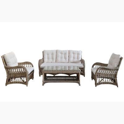 Lyttelton Living Set Grey / Cream