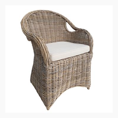 Agave Arm Chair Grey / Off White