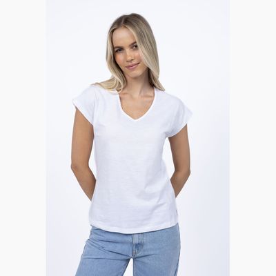 Must Have V Neck - White