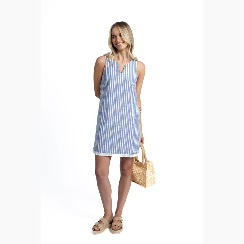 Elli Stripe Dress - Blue/White
